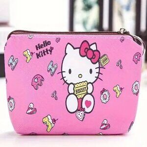 Adorable Hello Kitty Cartoon Mini Coin Purse Clutch